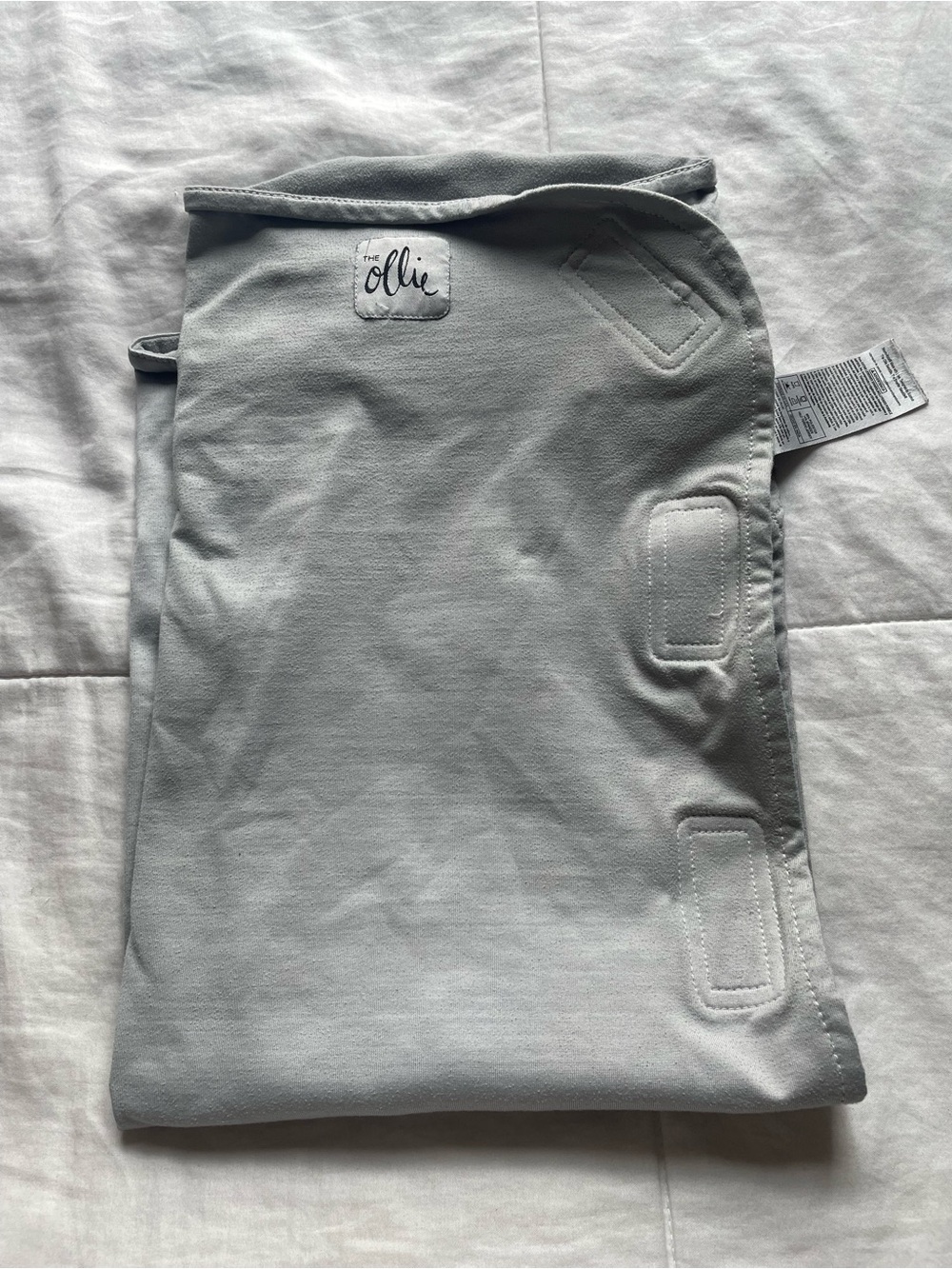 The Ollie Baby Swaddle Wrap Gray Maternity Snug Secure Soft Nursery Newborn